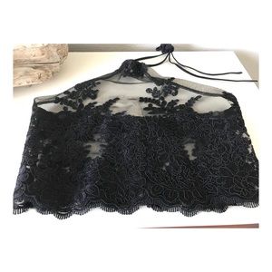 Black Lace crop top